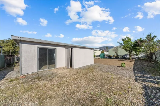 a view of a big room with wooden fence