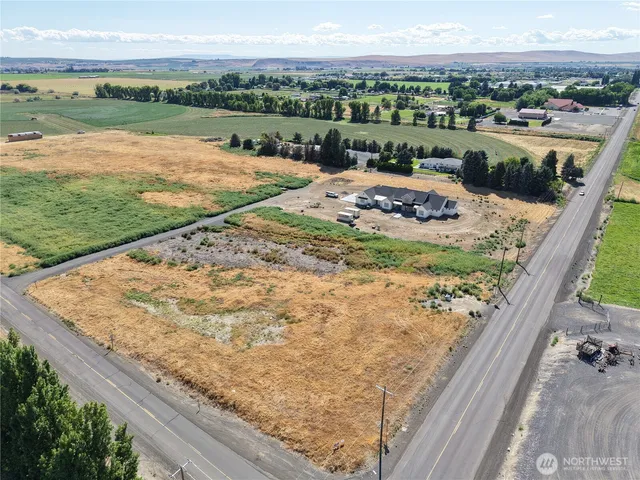 a view of a city street view with ocean