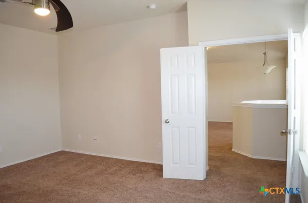 a view of an empty room