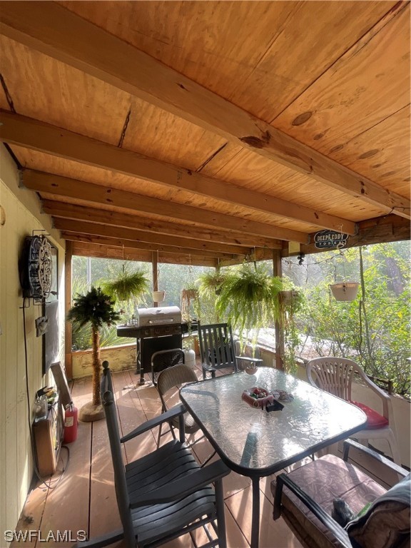 5320 8th Street Clewiston, FL 33440 - Photo 12 of 18 a backyard of a house with table and chairs