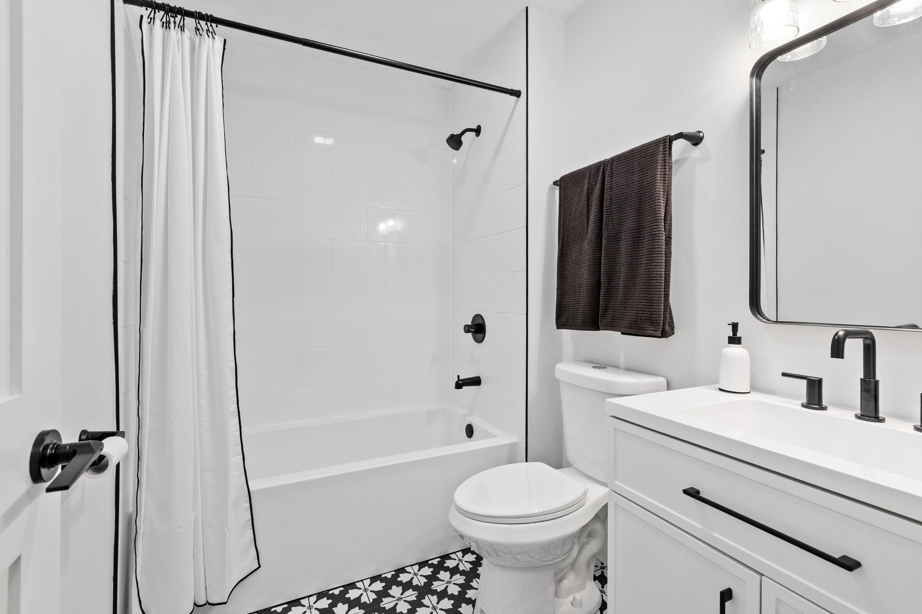263 West 550 North Valparaiso, IN 46385 - Photo 10 of 23 a bathroom with a sink toilet and shower
