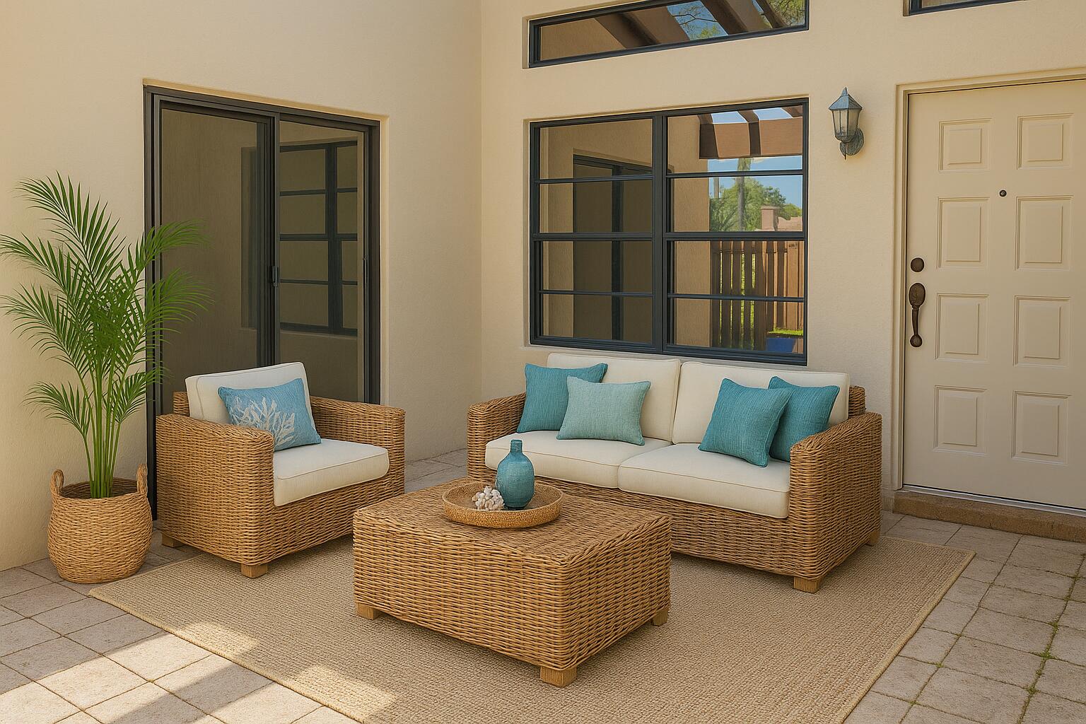 5130 Nesting Way, Unit C Delray Beach, FL 33484 - Photo 3 of 33 a living room with furniture and a window