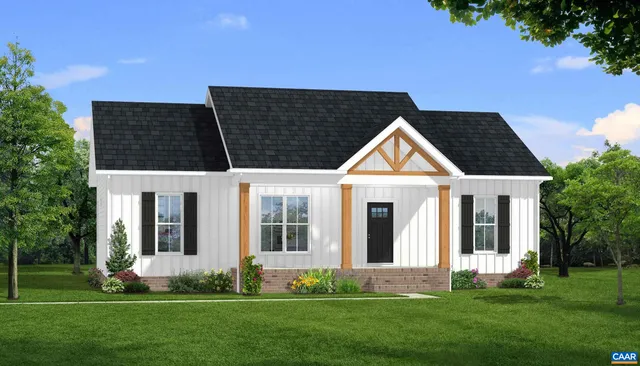 a view of front a house with a yard