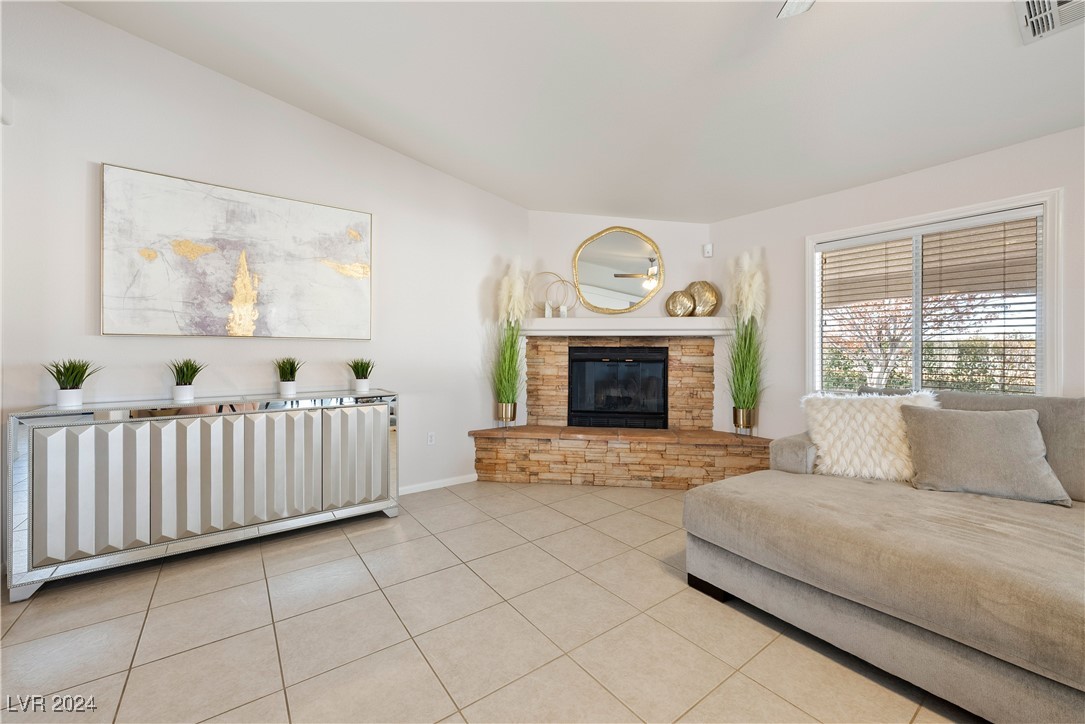 520 East Bellville Road Pahrump, NV 89048 - Photo 8 of 66 Stone Fireplace