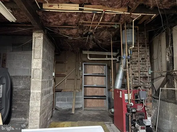 a view of storage and utility room
