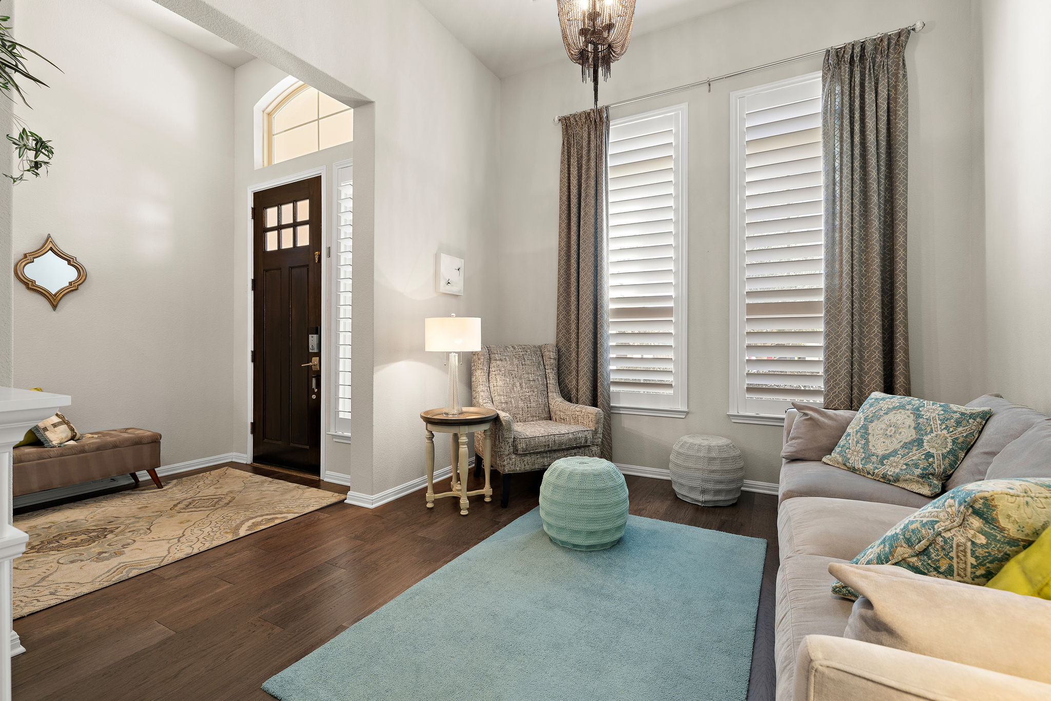 5016 Yucca Flower Lane Georgetown, TX 78626 - Photo 3 of 31 a living room with furniture and a window