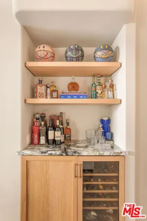 a kitchen with a oven and cabinets