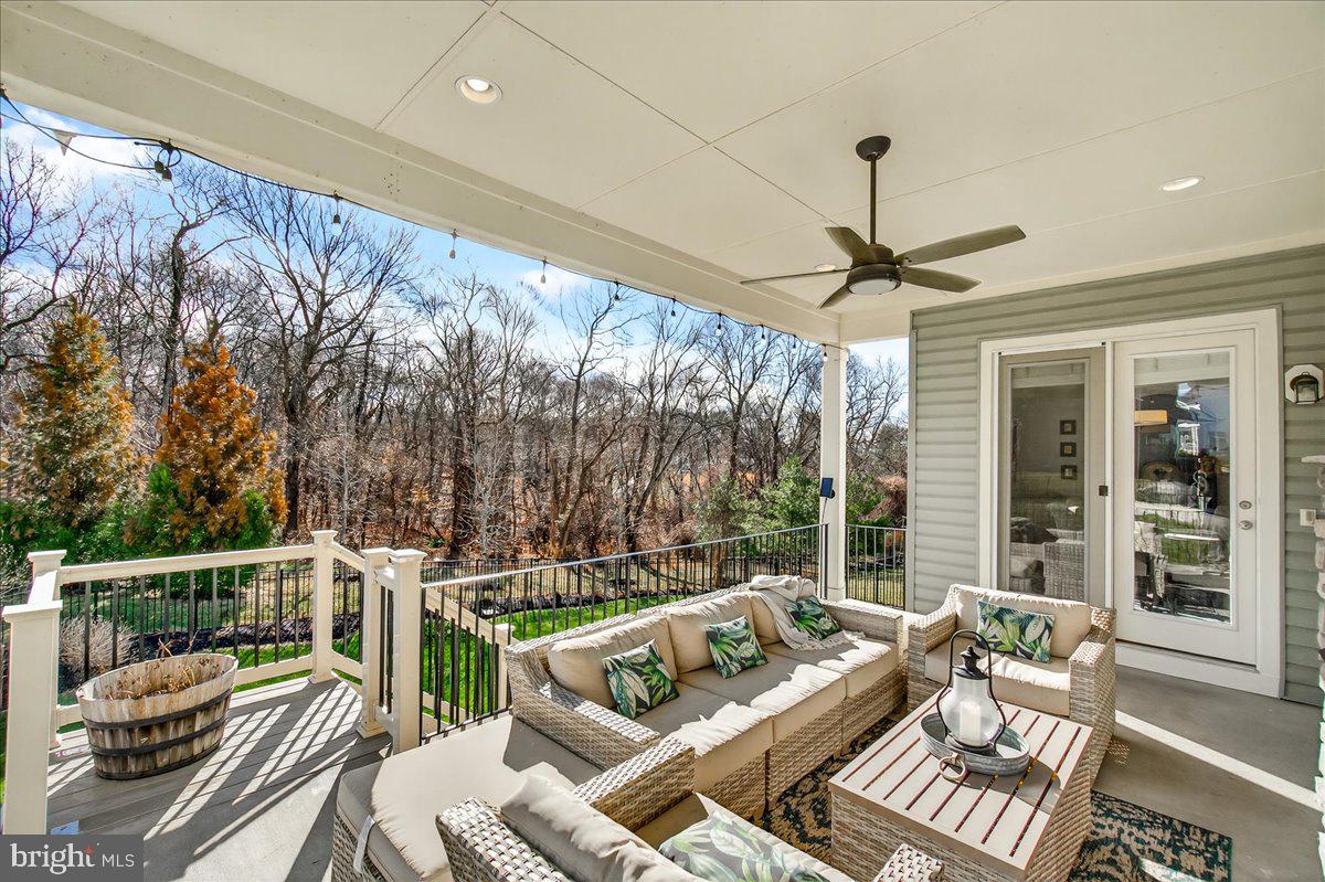 5487 Tallyn Ridge Drive Frederick, MD 21704 - Photo 59 of 80 a view of balcony with furniture
