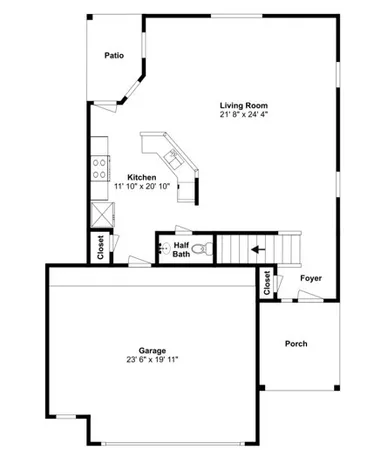 a picture of floor plan