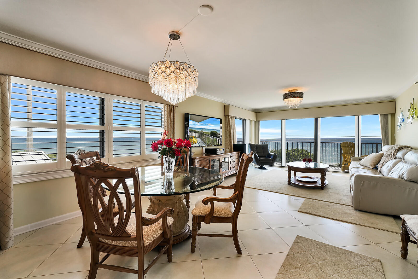 1055 Ocean Drive, Unit 401 Juno Beach, FL 33408 - Photo 15 of 31 Dining / living room