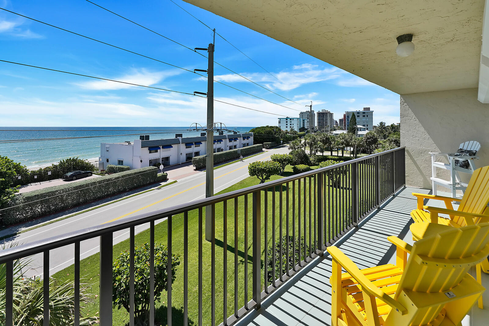 1055 Ocean Drive, Unit 401 Juno Beach, FL 33408 - Photo 21 of 31 Balcony view of ocean