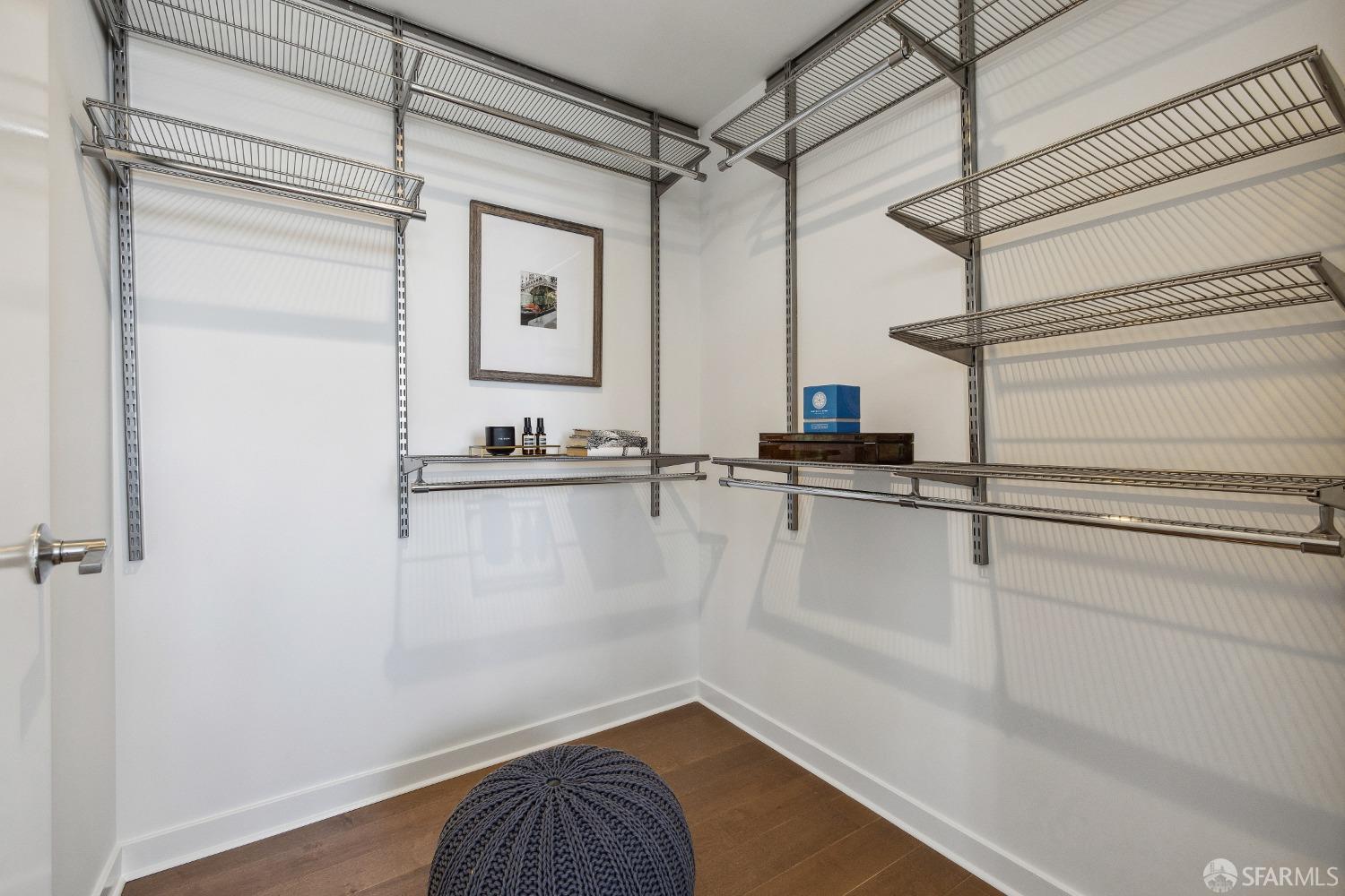 1788 Clay Street, Unit 807 San Francisco, CA 94109 - Photo 16 of 28 a view of walk in closet with empty racks
