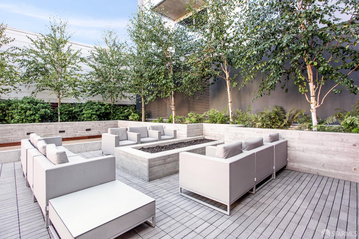 1788 Clay Street, Unit 807 San Francisco, CA 94109 - Photo 28 of 28 a view of a couches in a patio with a small yard