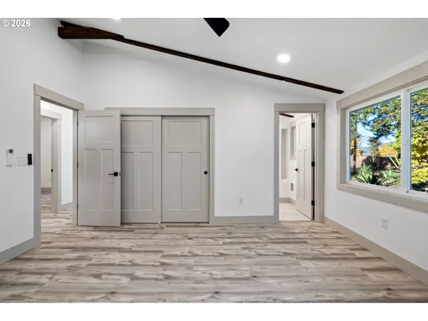 a view of wooden floor