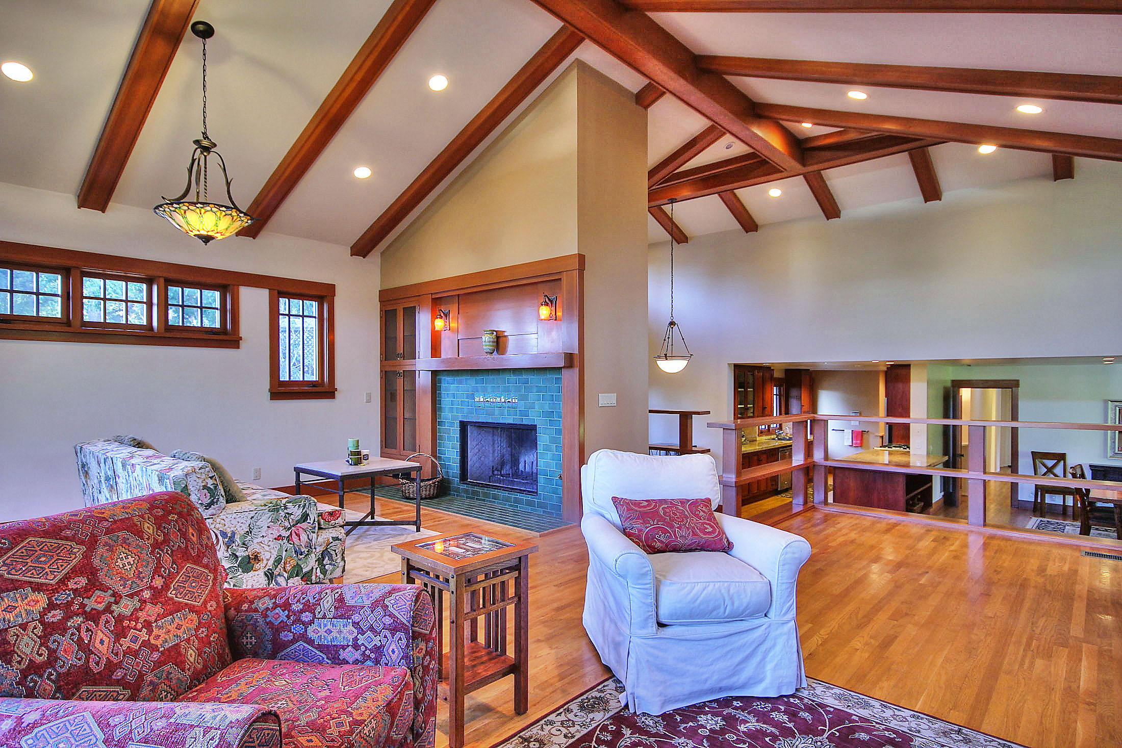 1836 Hillcrest Road Santa Barbara, CA 93103 - Photo 6 of 35 Great room fireplace
