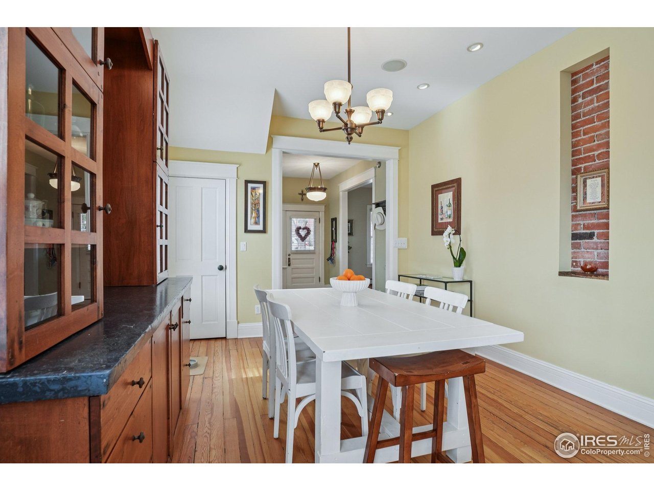 2236 17th Street Boulder, CO 80302 - Photo 10 of 50 Formal dining with built-in buffet