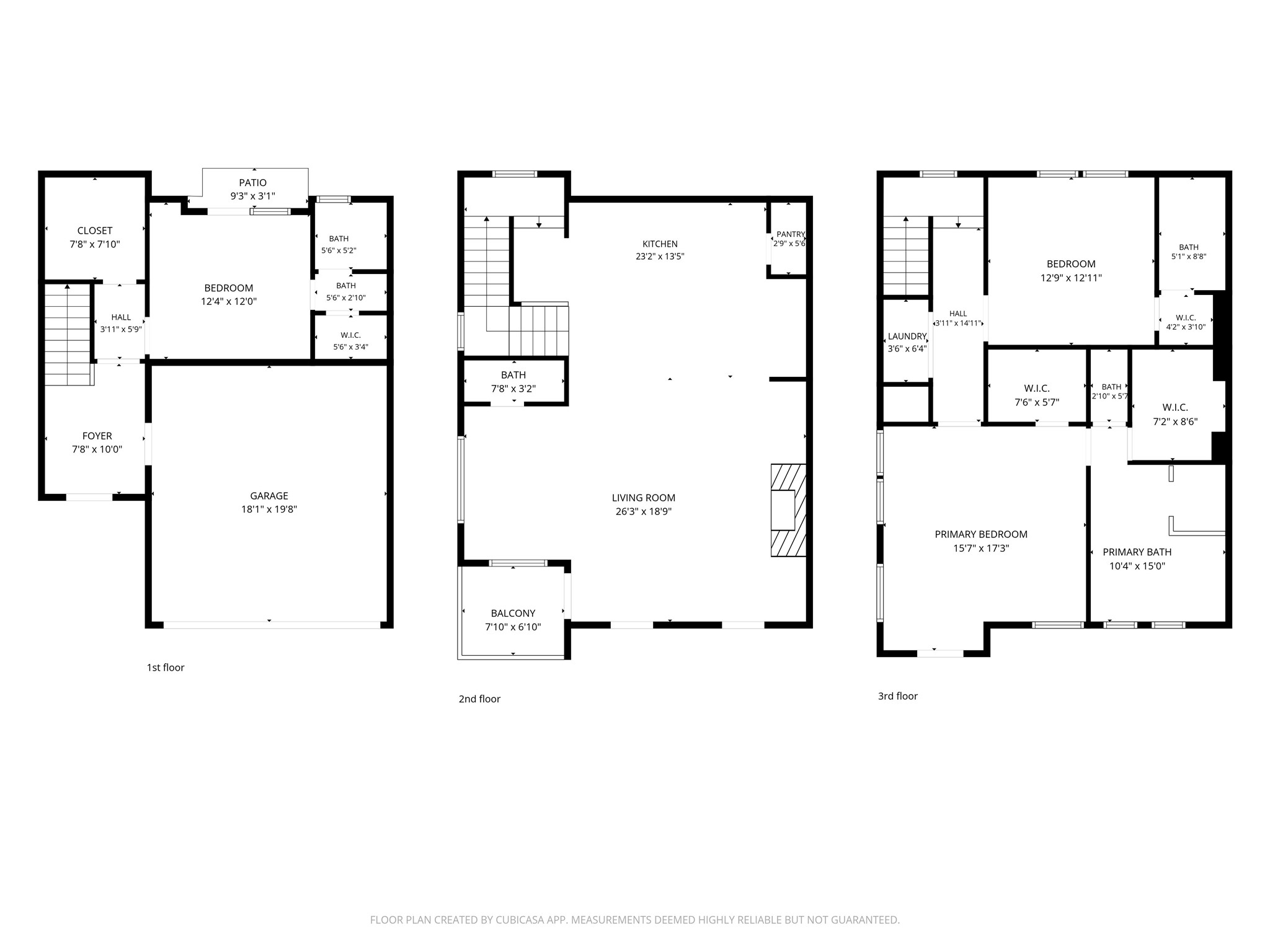 619 Rutland Street, Unit B Houston, TX 77007 - Photo 30 of 33 a picture of a floor plan