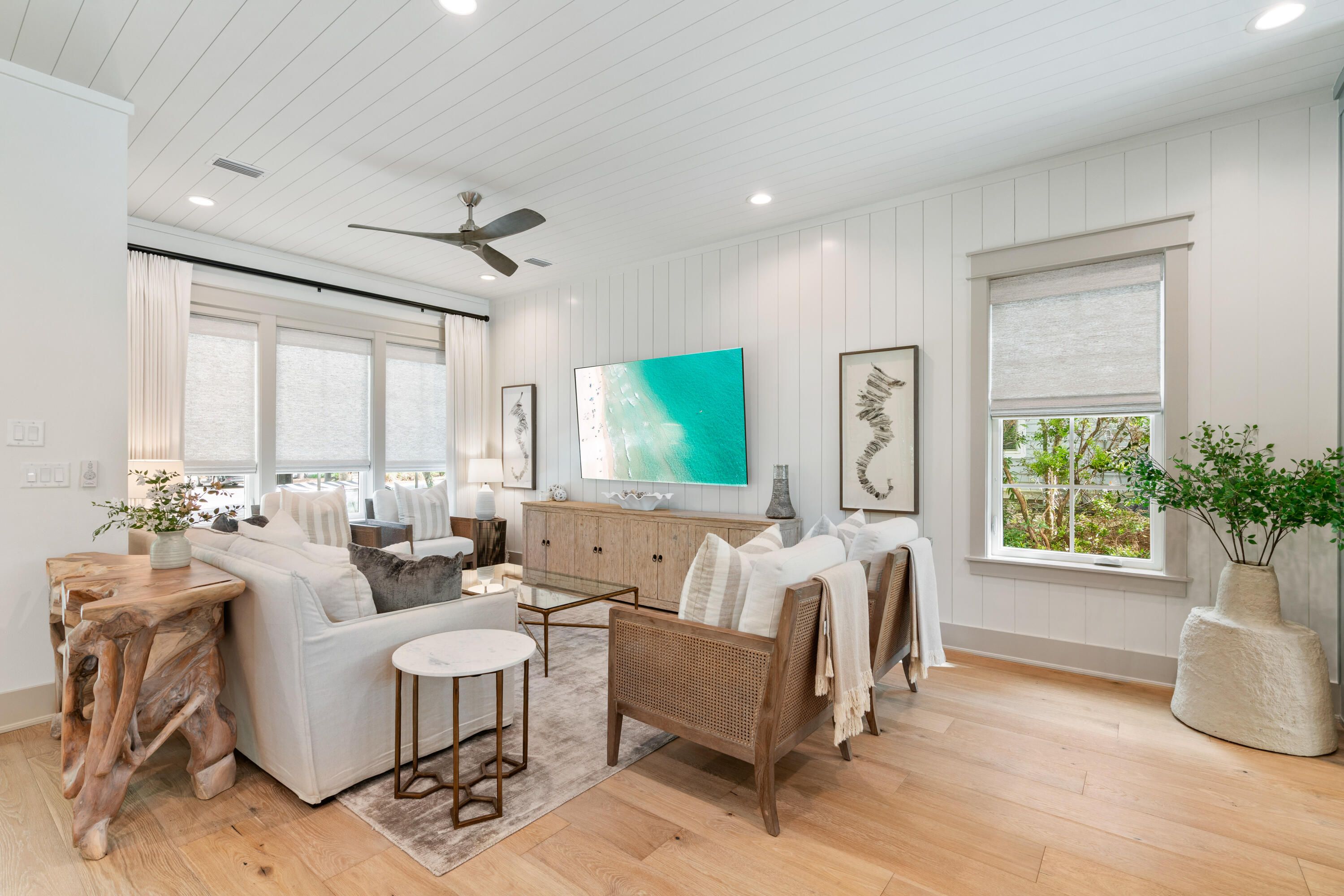 275 Clareon Dr Inlet Beach Inlet Beach, FL 32461 - Photo 6 of 76 a living room with furniture and a potted plant