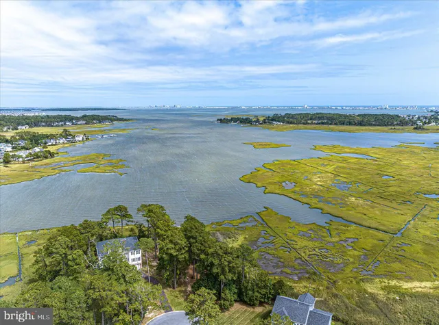 a view of an ocean and beach