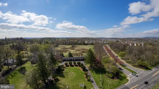 a view of a city and mountains