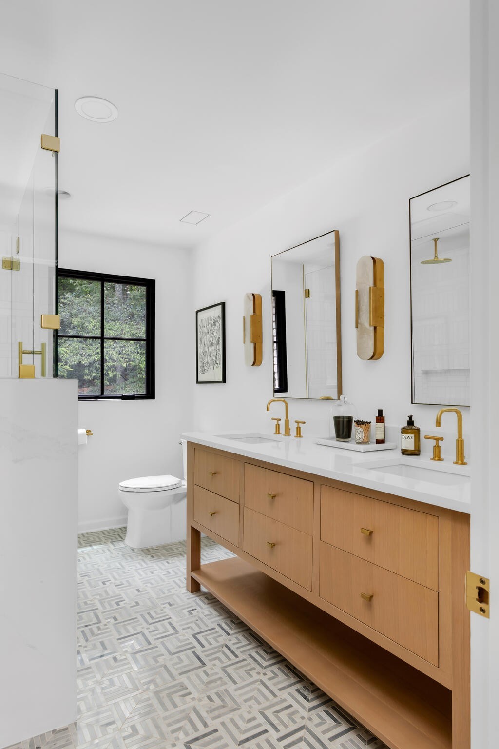 1005 Scramblers Knob Franklin, TN 37069 - Photo 21 of 41 a spacious bathroom with a double vanity sink toilet mirror and bathtub
