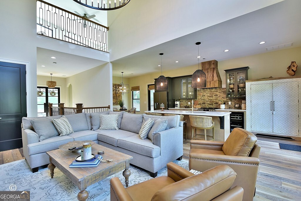 299 Coldivees Road Hamilton, GA 31811 - Photo 9 of 46 a living room with furniture kitchen view and a table