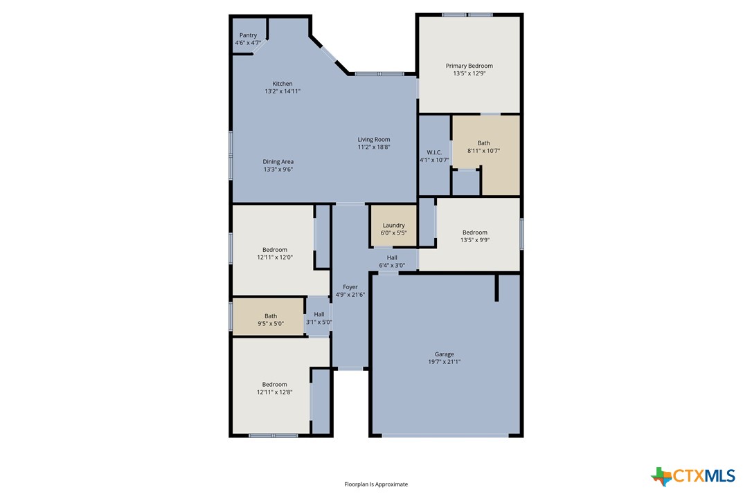 908 Coriander Road Temple, TX 76501 - Photo 28 of 28 a picture of a floor plan