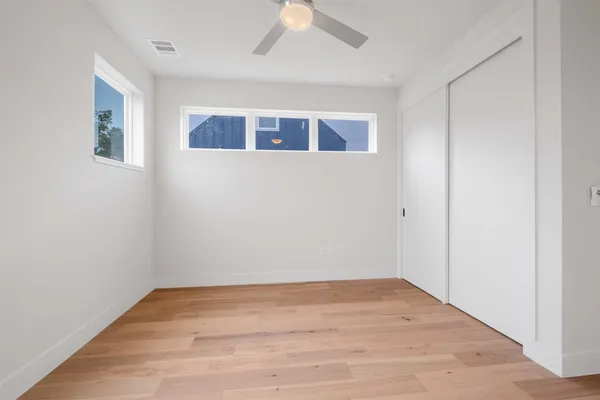 wooden floor in an empty room