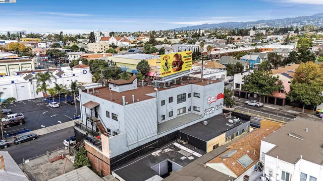 an aerial view of multiple houses