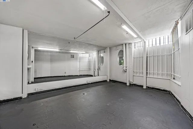 a kitchen with lots of counter top space