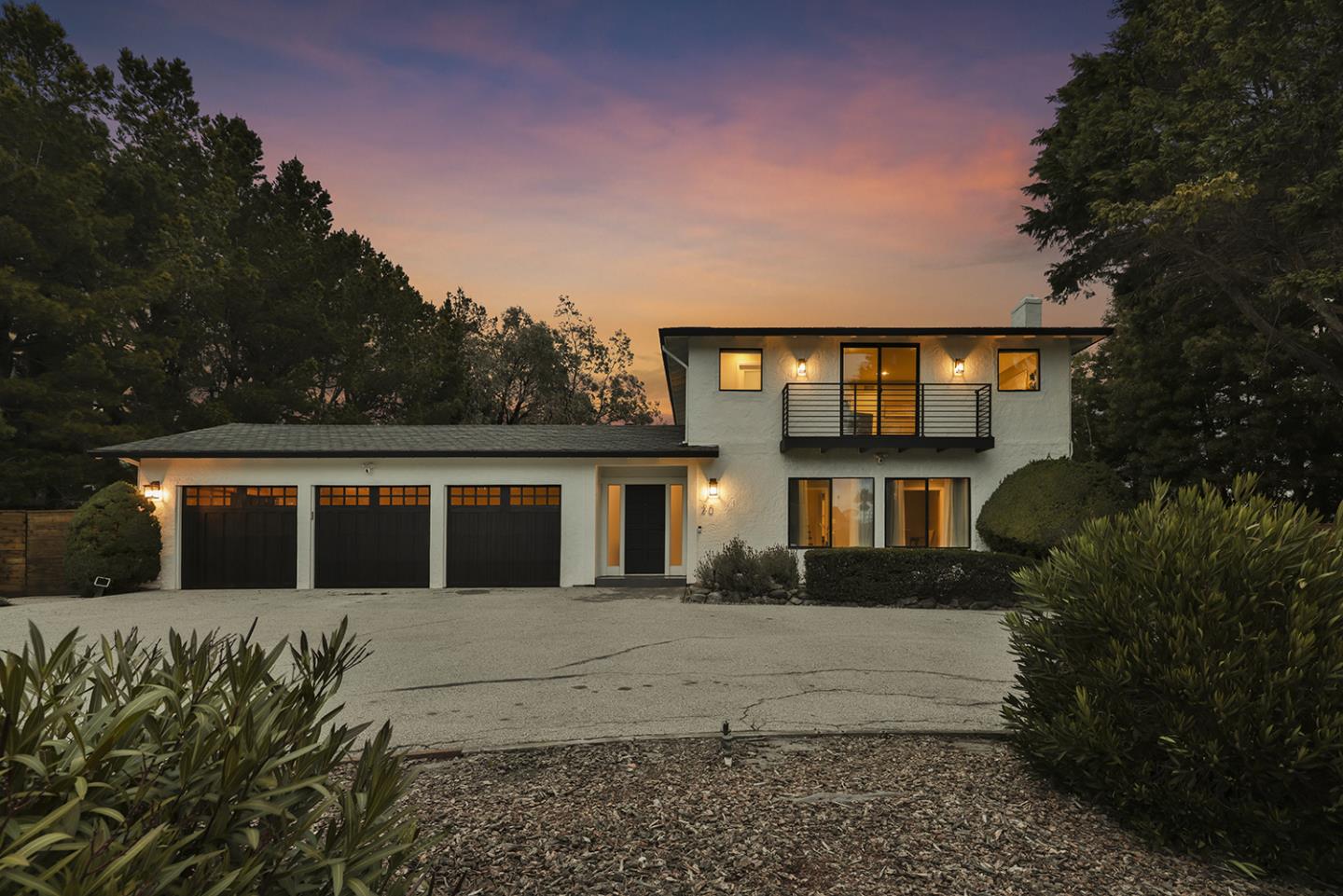 20 Tea Tree Court Hillsborough, CA 94010 - Photo 5 of 100 a front view of a house with a garden