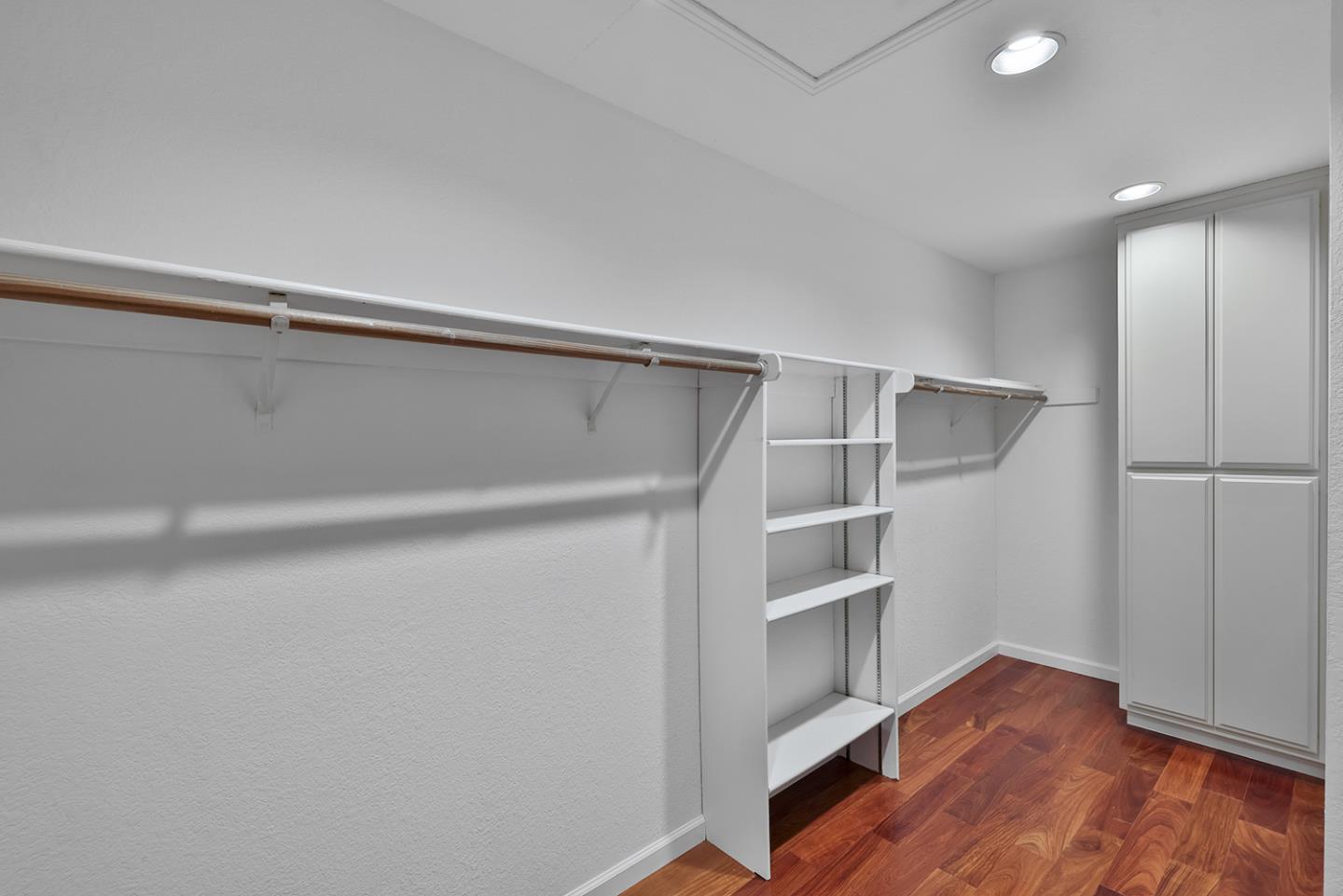 20 Tea Tree Court Hillsborough, CA 94010 - Photo 71 of 100 a view of an empty walk in closet