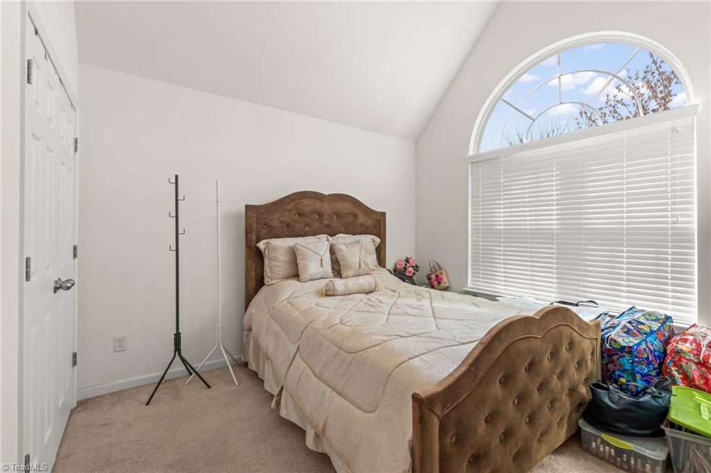 3532 Sagedale Court High Point, NC 27265 - Photo 32 of 41 Beautiful Arched window in the guest bedroom with soaring ceilings