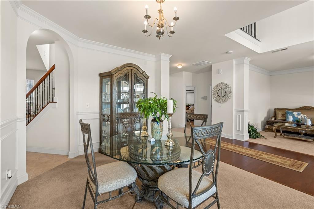 3532 Sagedale Court High Point, NC 27265 - Photo 7 of 41 Dining room is a Beauty!