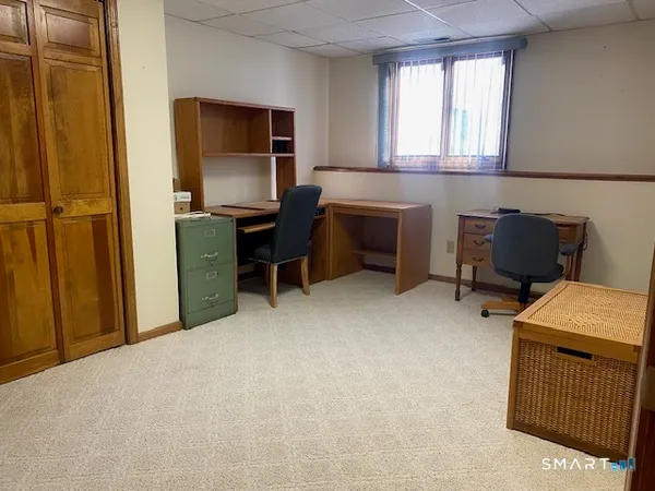 a view of a wrought iron fence