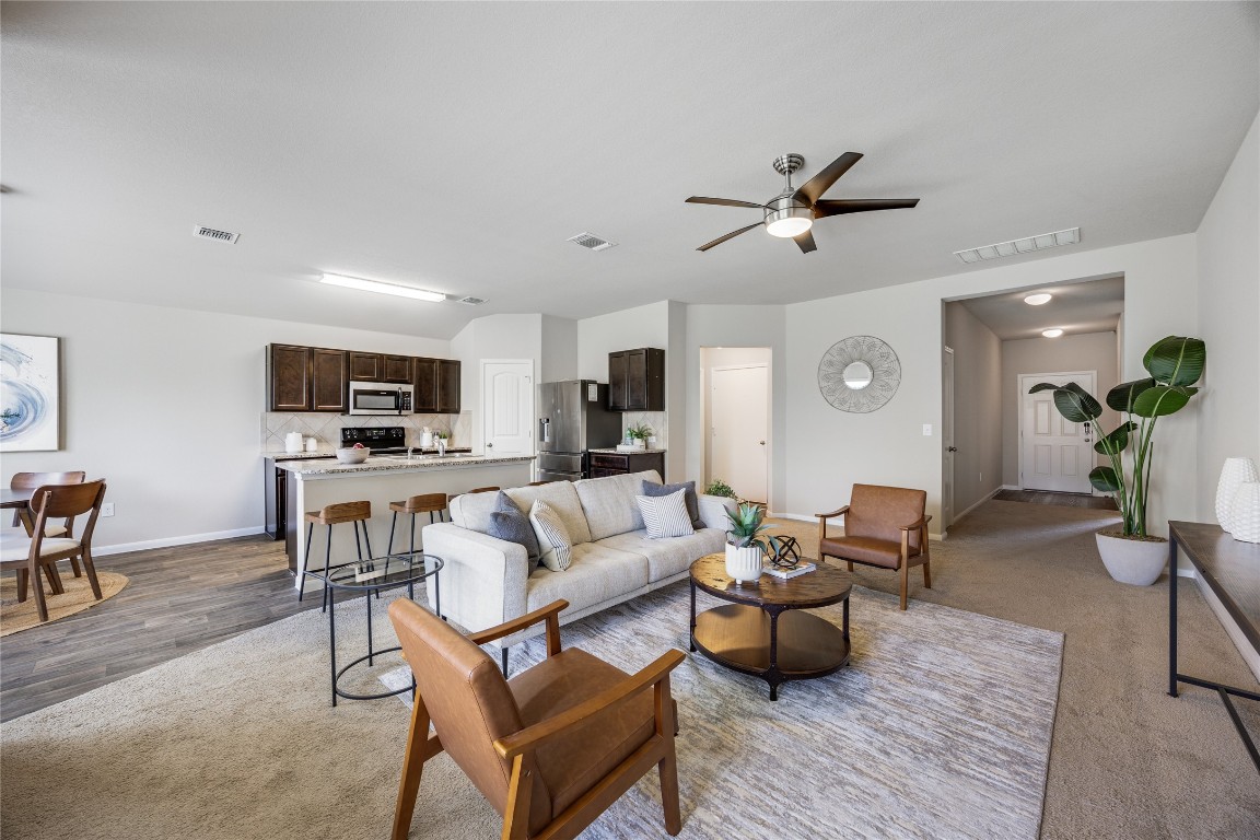 11605 Carbrook Road Manor, TX 78653 - Photo 1 of 1 Family Area Open to Kitchen Area.