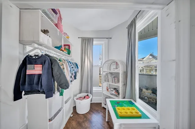 a very nice looking room with a large window