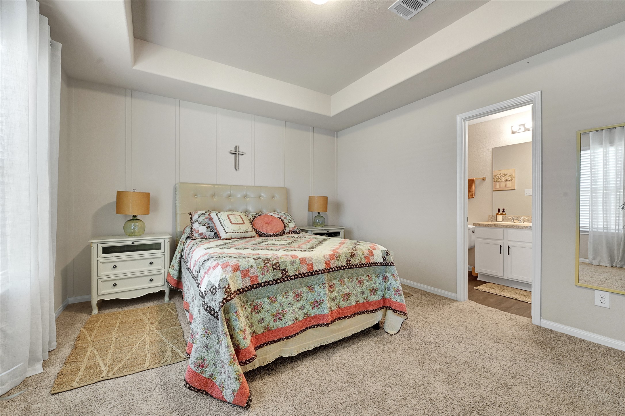 1329 Mount Blanc Path Conroe, TX 77301 - Photo 12 of 23 a bedroom with a bed and a area