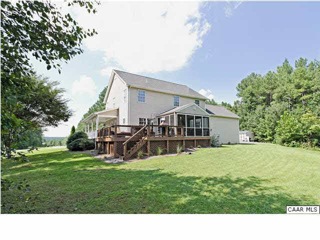 3771 Ashleigh Way Road Barboursville, VA 22923 - Photo 24 of 26 Back yard of home has plenty of level ground for outdoor games and entertaining.