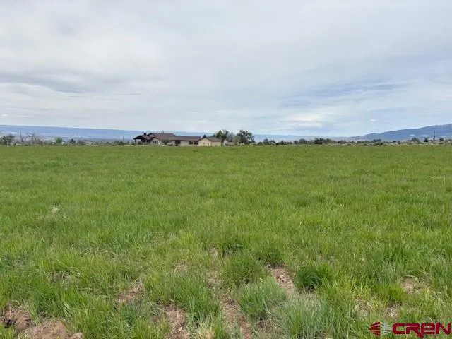 a view of a lake with houses in the back