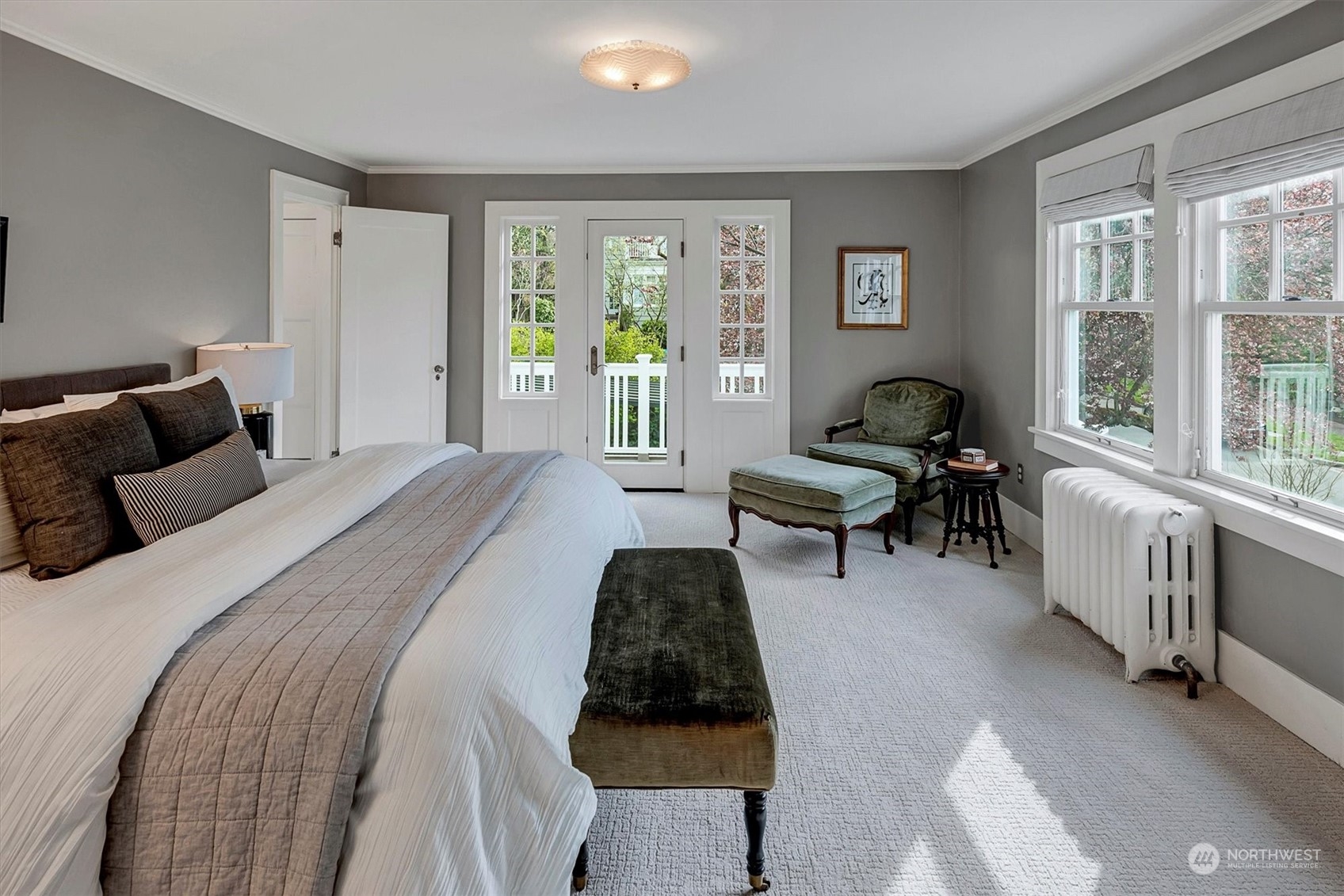 3422 Hunter Boulevard South Seattle, WA 98144 - Photo 23 of 40 a bedroom with a bed and large window