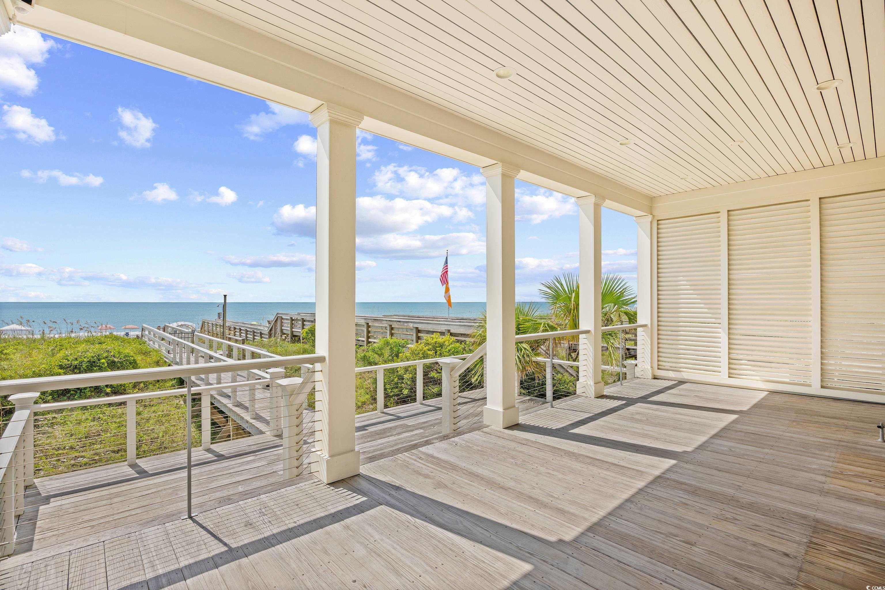 40 Seaview Loop Pawleys Island, SC 29585 - Photo 28 of 34 Wooden terrace featuring a water view