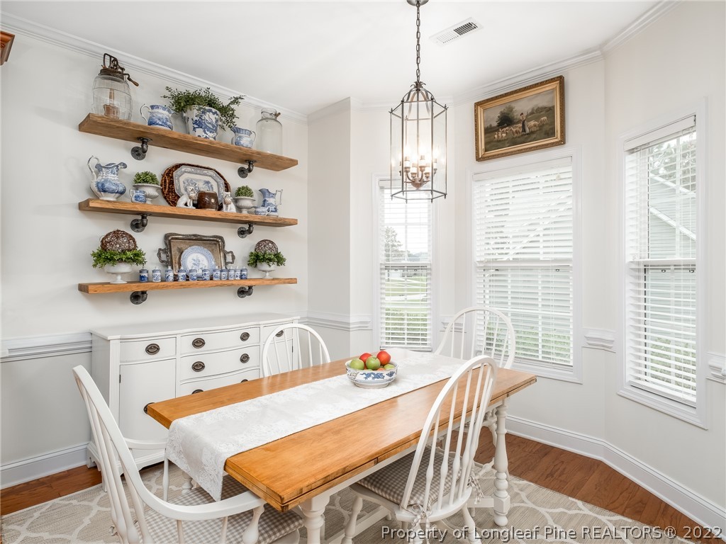 320 Porlock Way Raeford, NC 28376 - Photo 11 of 41 a dining room with furniture and window