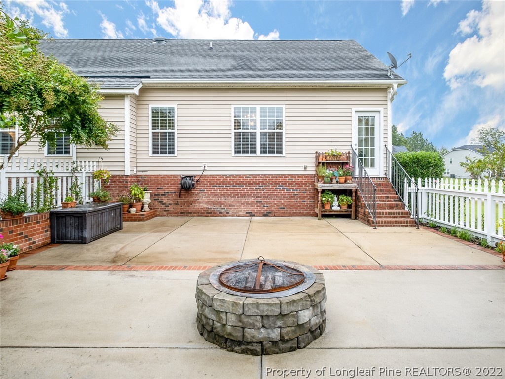 320 Porlock Way Raeford, NC 28376 - Photo 39 of 41 a view of a house with a patio