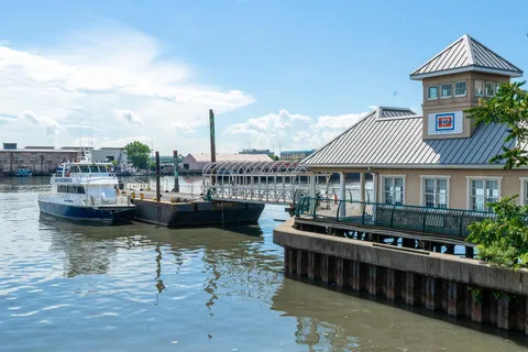 a view of lake from yard