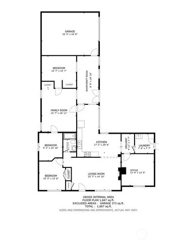 a picture of a floor plan