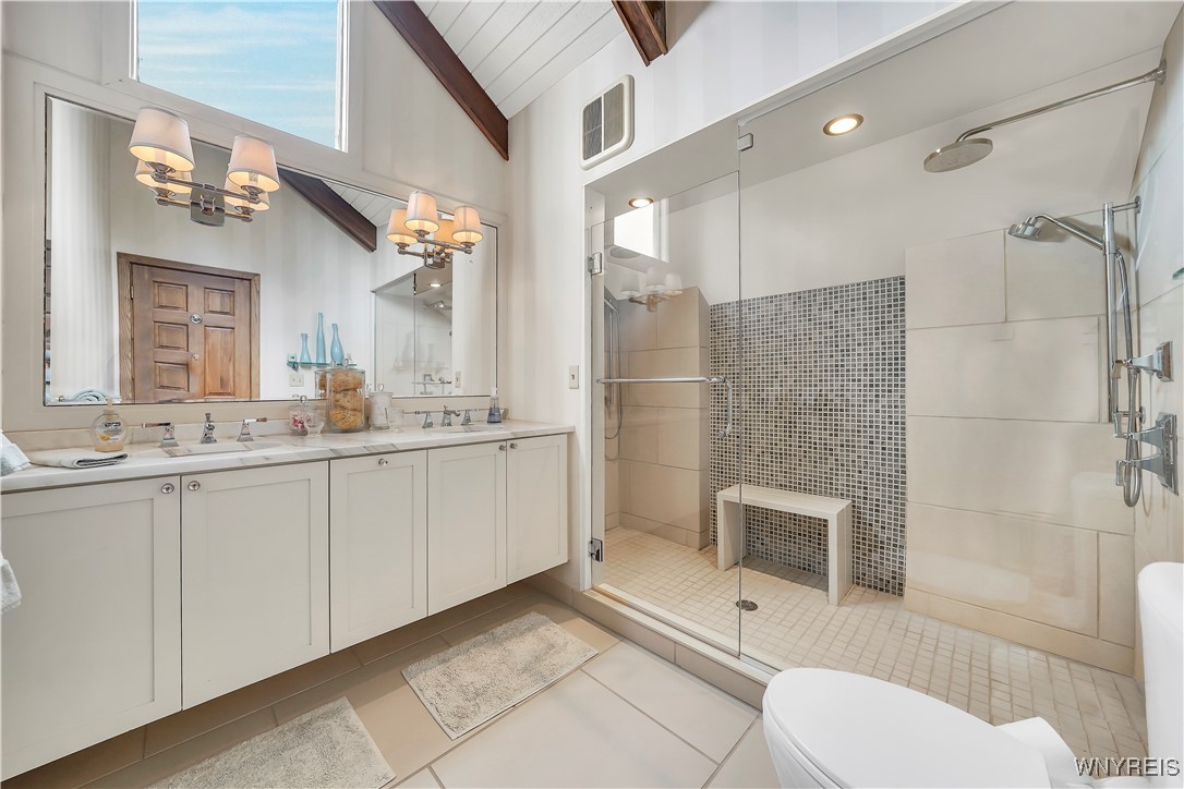 1 Abbott Hill Road Concord, NY 14025 - Photo 17 of 31 His and her bathing area with dual showers full gl