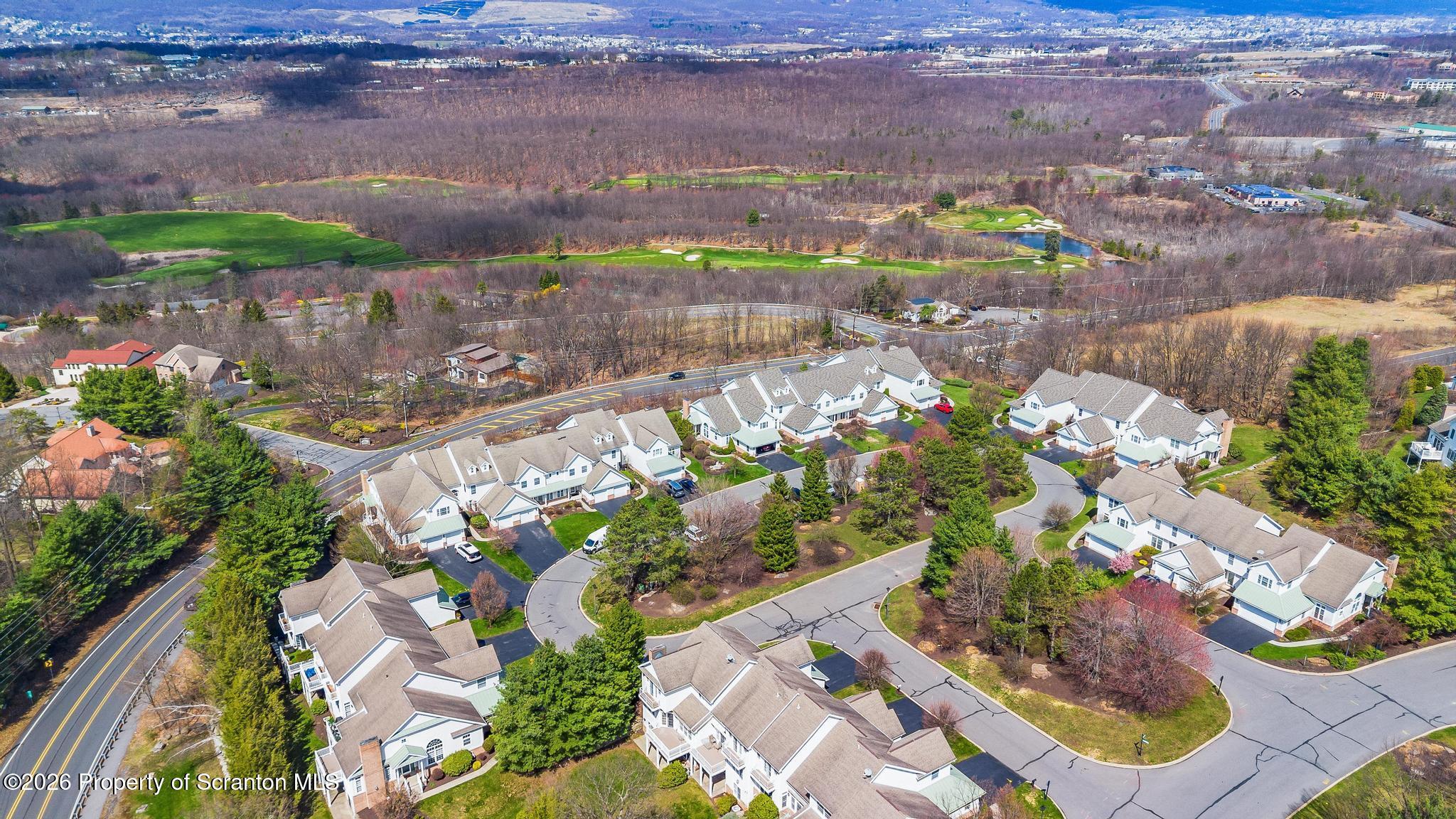 202 Thackeray Cl Moosic, PA 18507 - Photo 3 of 51 Northwest View from Glenmaura