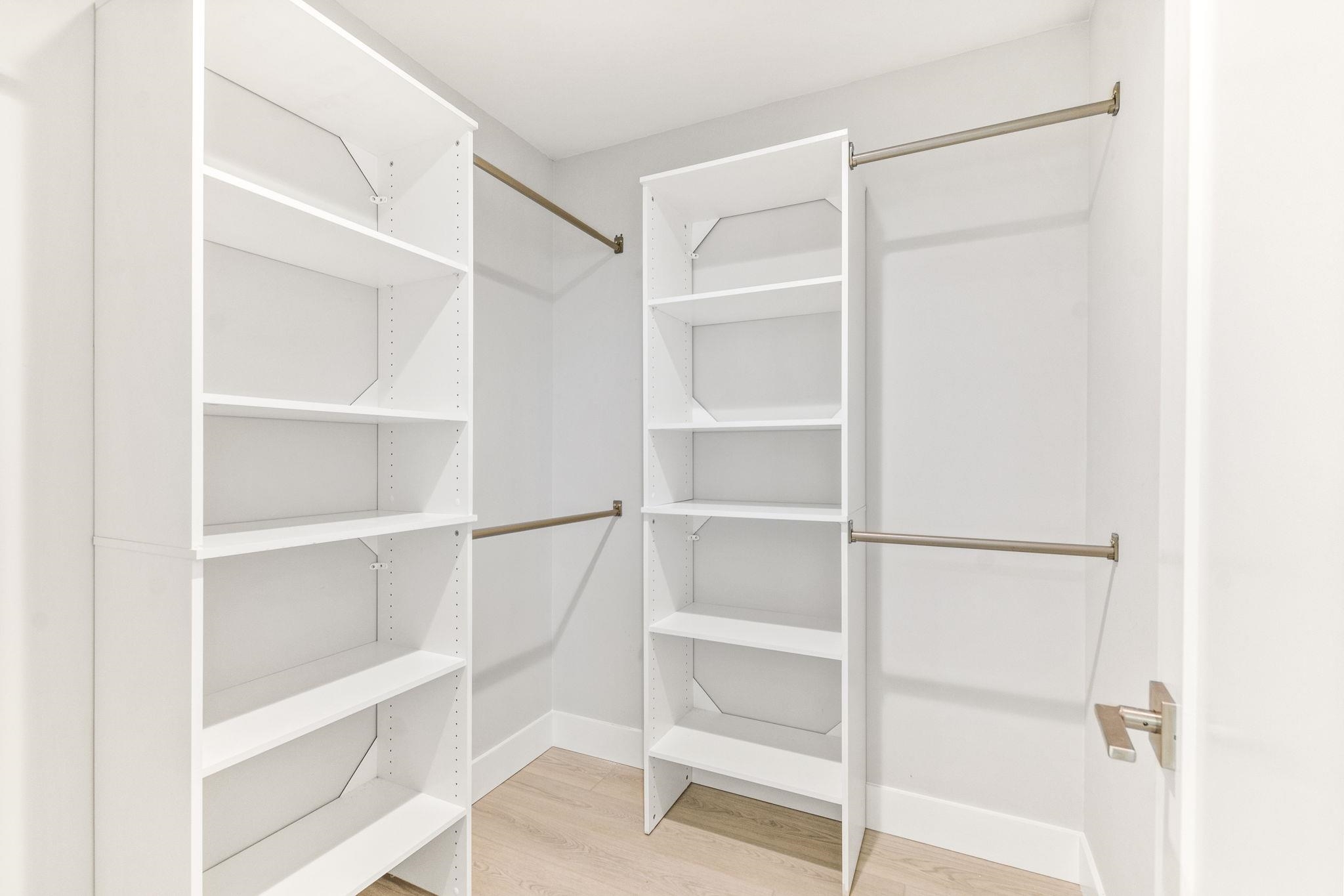 5348 Pelican Way St. Augustine, FL 32080 - Photo 18 of 46 a view of an empty walk in closet