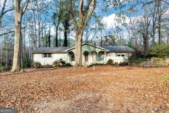 a view of a lake from a balcony